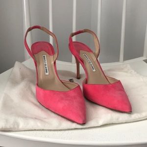 Manolo Blahnik Caroline Slingback Heels